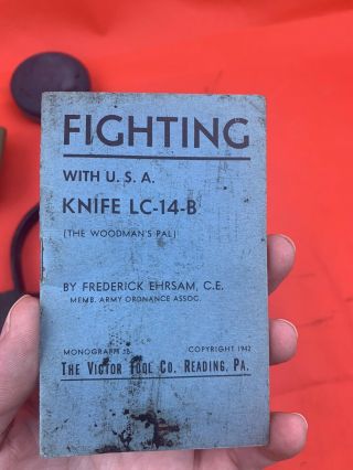 WW2 PAL Woodsman Bolo Knife Machete COMPLETE SET 1942 4