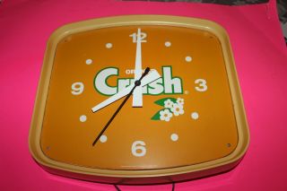 Orange Crush Wall Clock