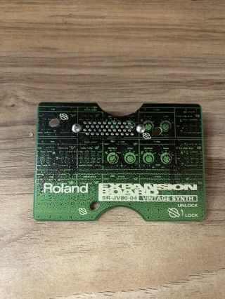 Roland Vintage Synth Sr Jv80 - 04 Expansion Sound Card Board Parts Need Rebuild