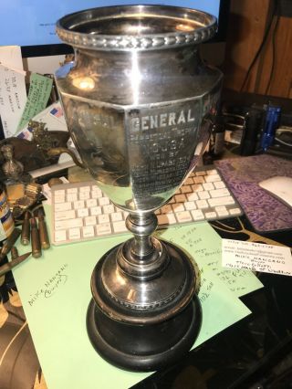 Sterling Silver Ww2 Japanese Consul General Shutomii Perpetual Trophy 1934 - 1940