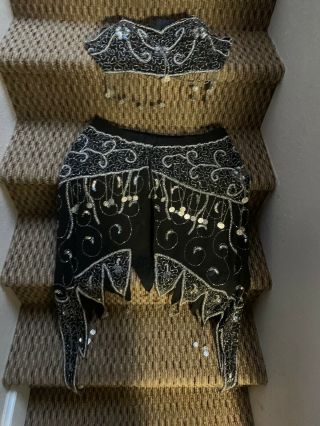 Vintage Belly Dancer Costume/outfit Heavy Gorgeous