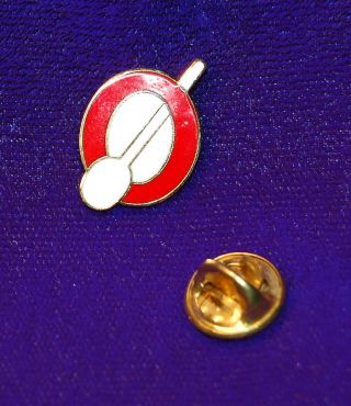 Extremely Vintage Rare Outrigger Canoe Club True Cloisonne Pin Back