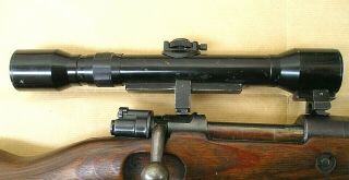 Ww2 Era German Hensoldt Wetzlar Dialytan 4x Scope Mauser K98k Sniper Zf