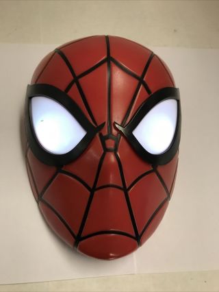 Marvel Spiderman Head 3d Fx Deco Wall Led Light