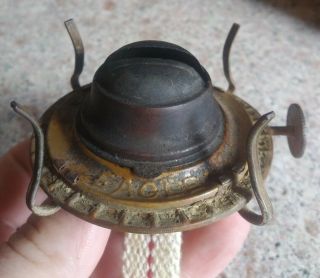 Vintage Antique 1 P&a Eagle Oil Kerosene Lamp Burner Look 2 1/2 " Fit Chimney