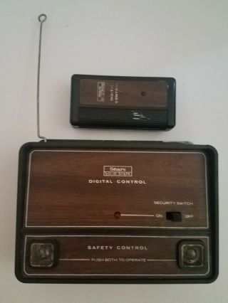 Vintage Sears Solid State Garage Door With Remote