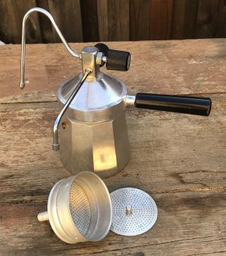 Benjamin & Medwin Caffe Made In Portugal Espresso Maker Milk Frother Vintage