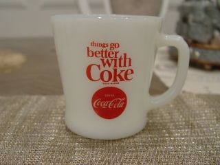 Fire - King Things Go Better With Coke Coca - Cola Advertising Coffee Mug