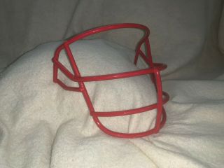 Vintage Schutt Jop - Sw Football Helmet Facemask - Scarlet Red