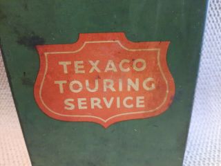 Vintage Texaco Touring Service Map Holder with 2 Vintage Texaco Maps 2