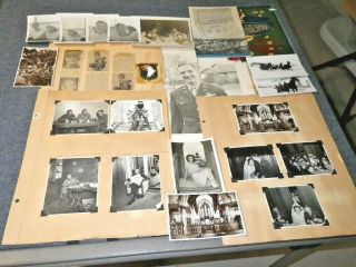 Wwii Us Army 101st Airborne Scrapbook,  Photo Group - Named,  502 Pir