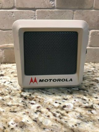 Vintage Motorola External Speaker,  Cb/ham/ Fireman/ Police
