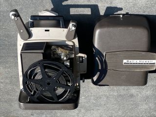 Vintage Bell & Howell Autoload Eight Design 346a Movie Projector Turns On