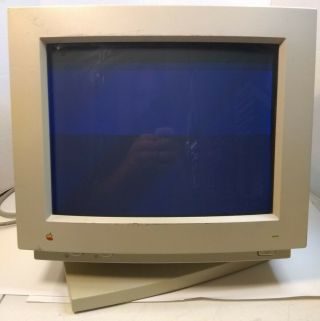 Vintage Apple Macintosh 1992 Color Display Monitor For Parts/repair M1212
