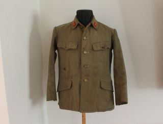Ww2 Japanese Army M1938 Tunic Coat Dated 1940 Wwii With Insignia