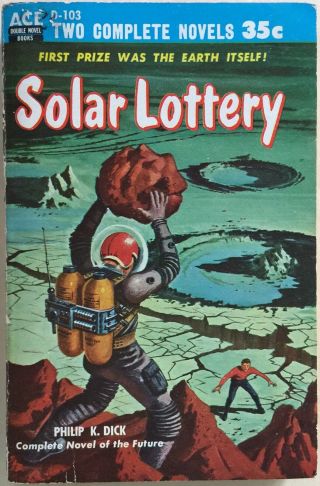 Solar Lottery Philip K Dick Pkd Vintage Ace Double D - 103 Big Jump Leigh Brackett