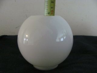 Miniature White Glass Kerosene Oil Gwtw Globes Ball Lamp Shade 2 " Fitter