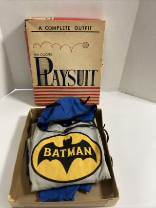 1966,  Batman,  " Ben Cooper " Playsuit (rare / Vintage)