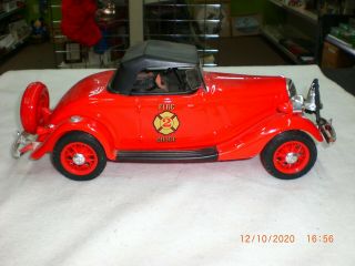Jim Beam 1934 Ford Model A Fire Chief Car Decanter
