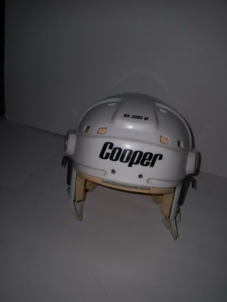 Vintage Cooper Sk2000 M Senior Adult Hockey Helmet White Large