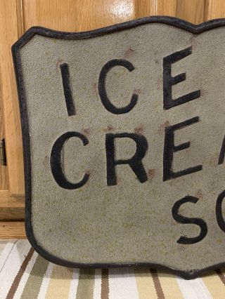 Ice Cream Soda Sign Restaurant Kitchen Dairy Vintage Style Wall Decor Soda Movie 2