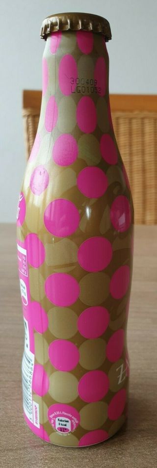 Coca Cola alu bottle from Germany.  Zac Posen Designer.  1 full bottle 2