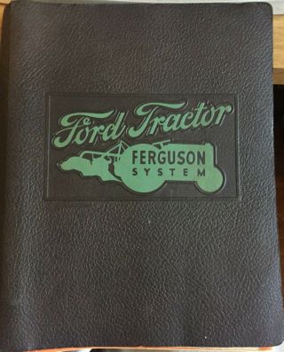 1940s Ford Tractor Ferguson System Manuals And More 8n,  9n & 2n