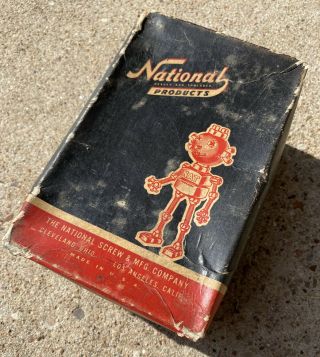 Vintage National Screw & Mfg Products Carriage Bolts 1/4 X 5 1/2 Box 60