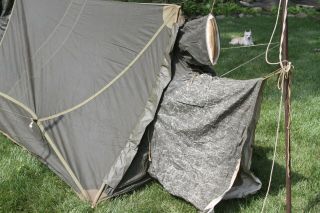 WW2 US Army 10th Mountain Division Mountain Tent with Pegs 3