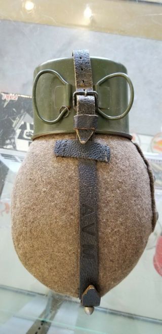 Ww2 German Canteen With Cup Smm 43