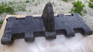 Ww Ii Russian Relic Link Track Of T - 34 Tank With Pin Marked