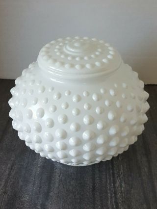 Vintage White Milk Glass Lamp Shade Globe Dome Ceiling Light Fixture - 3 " Fitter