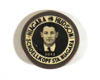 1930s Rare Vintage Schoellkopf Power Station Niagara Falls Employee Badge Hudson