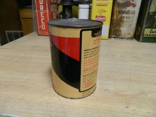 Vintage ARCHER Snowmobile & Outboard 2 Cycle Oil One Quart Metal Oil Can FULL 2