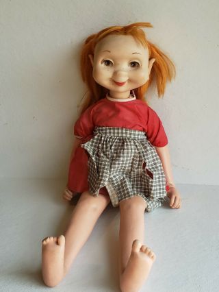 Vintage American Character Whimsies Doll Hilda The Hillbilly 1960 (j9)