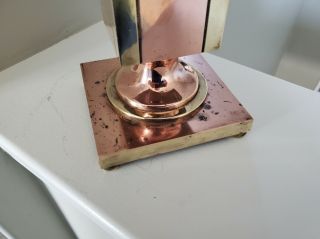 Bradley and Hubbard Copper and Brass Lamp 3