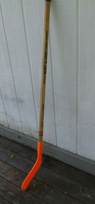 Vintage Nhl Philadelphia Flyers Bobby Clarke Street Hockey Stick Right Guard