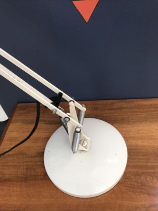 Anglepoise Model 90 White Desk Lamp In need Of Arm Repair 2