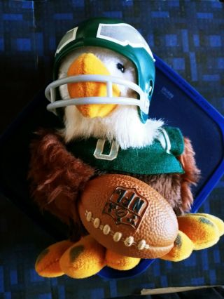 Vintage 1983 Philadelphia Eagles Mascot Plush " Huddle " Collectible Toy Nfl Rare
