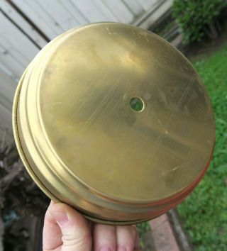 Vintage Metal Brass Lamp Base Old Stock For Design Project No Side Hole
