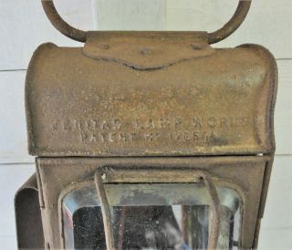 Antique Victorian Veritas Coach Carriage Lamp Lantern Patent No 17B544 2