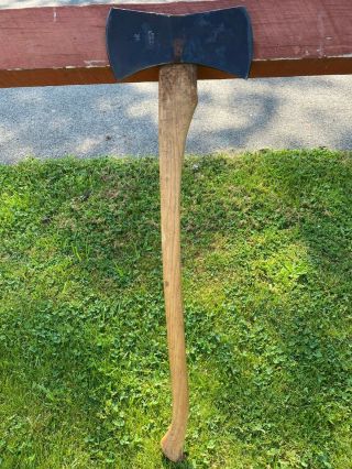 Vintage Double Bit Axe Made In Germany