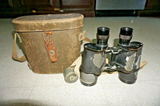 Japanese Military Binoculars In Case Ww2