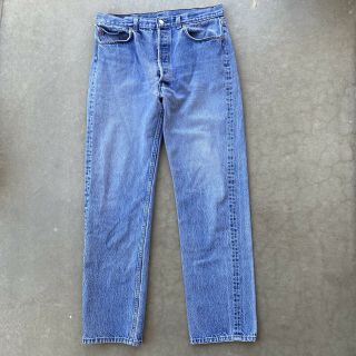 Vintage Levis 501 Made In Usa Button Fly Light Wash Denim Jeans 36x36