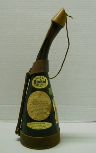 1964 George Dickel Tennessee Whiskey Liquor Decanter Souvenir Bottle Empty