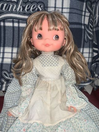Vintage 22” Miss Petticoat Doll Sarah Kay Italocremona Italy 1980 2