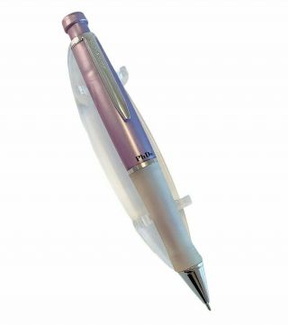 Vintage Paper Mate Phd Pen,  Ballpoint,  Black Ink 1.  0,  Purple Barrel Rare