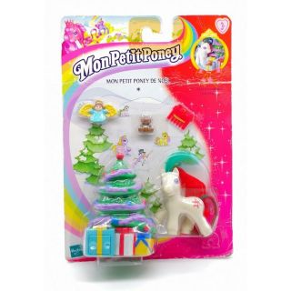 Vintage My Little Pony G2 Baby Christmas Sweet Snowflake French Version Moc Rare