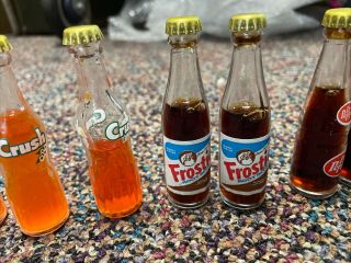 Vtg Pepsi Cola Soda Miniature Bottle Dr.  Pepper/crush/Frostie Sample Miniature 3