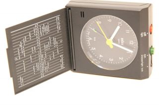Vintage Braun Alarm Travel Clock Quartz 3864/ab314 Sl Made In Germany Bcs Design